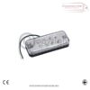 WHITE SIDE MARKER LIGHTS FOR ALL TRUCKS AND TRAILERS X 8 2