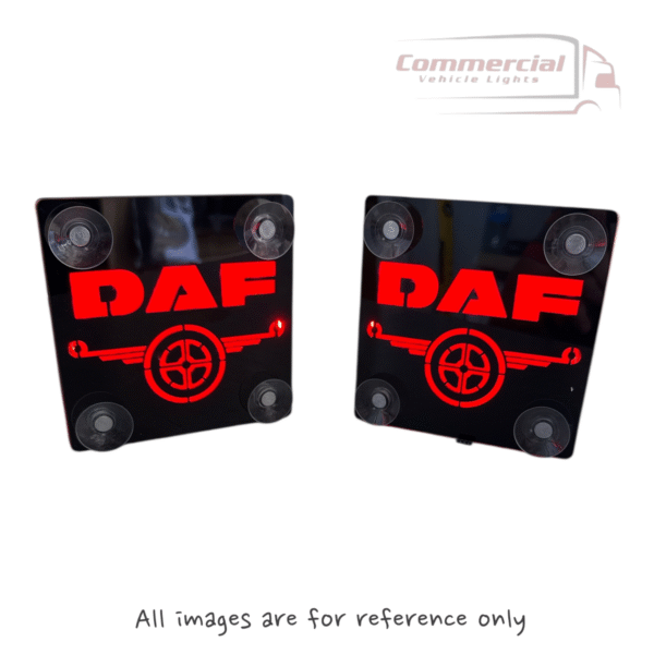DAF LED 3D Window Signs 140x140mm (Anti-glare)