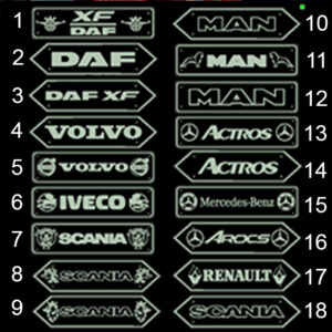 Custom Mirror For All Trucks & Vans 70x18cm