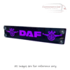 DAF LED 3D Nameplate / Window Sign 500x100mm (Anti-glare)