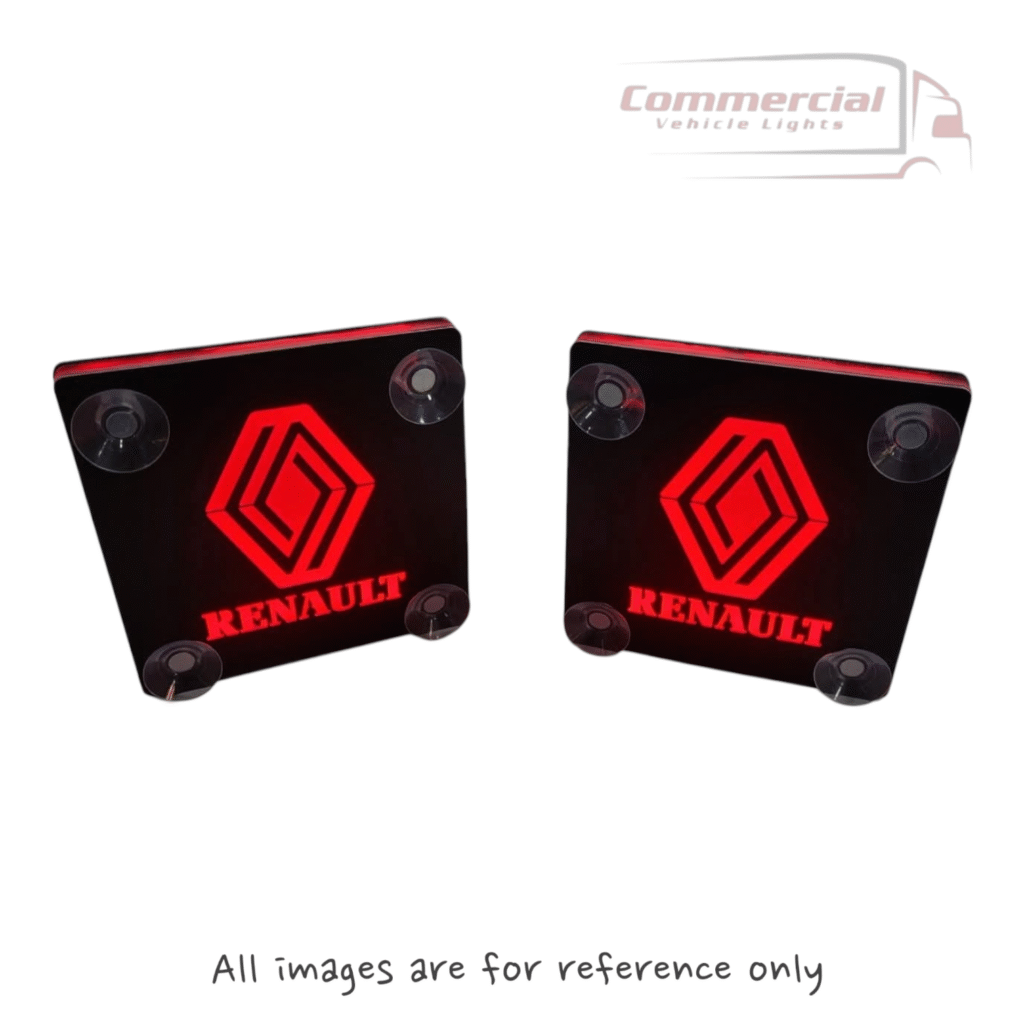 Renault Window Graphics RENAULT LED 3D Window Signs 140x140mm (Anti-glare)