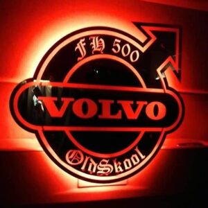 VOLVO CUSTOM TRUCK LED MIRROR / LIGHT BOARD 50X50CM