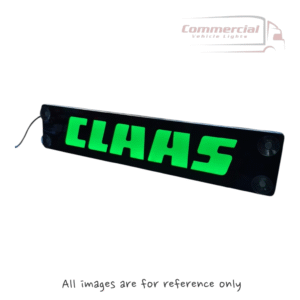 CLAAS LED 3D Nameplate / Window Sign 500x100mm