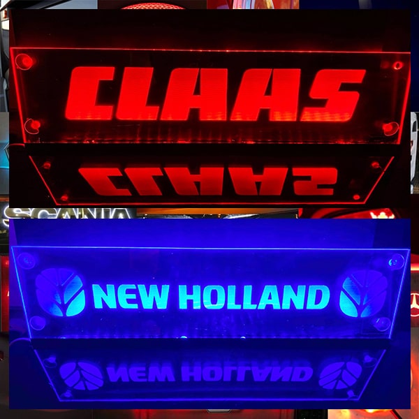 TRACTOR WINDOW LED SIGNS 600x150 mm