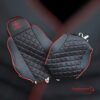 Scania Truck Seat Covers Red and black edge
