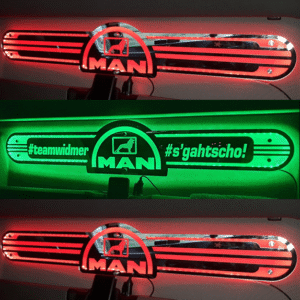 Man Interior Truck Mirror 1000x250mm