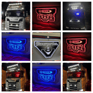 Scania R Series 3D Custom Truck Light Board