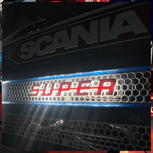 Scania Super Grille Badge Led Back-Lit