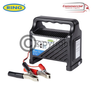 Ring Automotive 12v 4amp Car/Van/Bike Compact Battery Charger RCB4 Part number: CVL-RCB4 LEAD ACID 12V POLARITY CHECK POWER/FULL LED INDICATORS BATTERY CAPACITY 20-50 AH Top quality Colour: Black Material: Plastic Shockproof CE Approved Package Includes: 1 x Battery charger