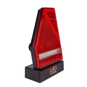 LED Triangular Combination Tail Light with Built In Smart Resistor