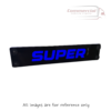 Super 3D Window Sign RED