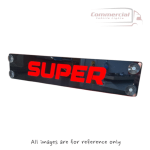 SUPER LED 3D Nameplate / Window Sign 500x100mm (Anti-glare)
