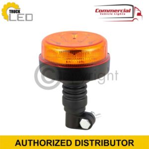 12 LED Flashing Beacon/Warning Amber Lamp 12/24v Flex Mount