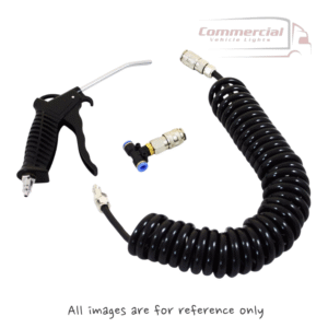 Heavy Duty Air Duster Gun 5m Black, With Quick Connector