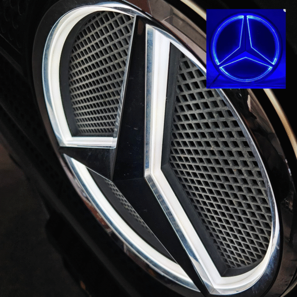 Mercedes Truck LED Front Grille Badge Backlight Base Actros 340mm
