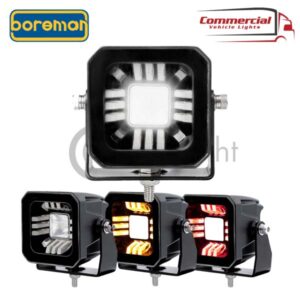 LED POD WORK LAMP WITH RED & AMBER POSITION LIGHT