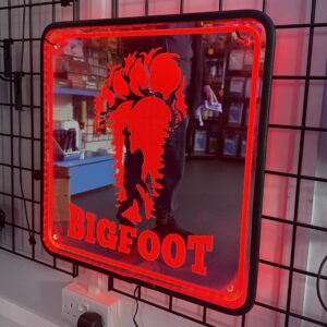 Big Foot 500mm Ultra Bright Plexi Sign 12 Volt