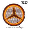 Mercedes Truck LED Front Grille Badge Backlight Base Actros 340mm (AMBER LED)
