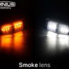 Omnius LED Double Burner (Dual Color) - Clear or Smoked lens