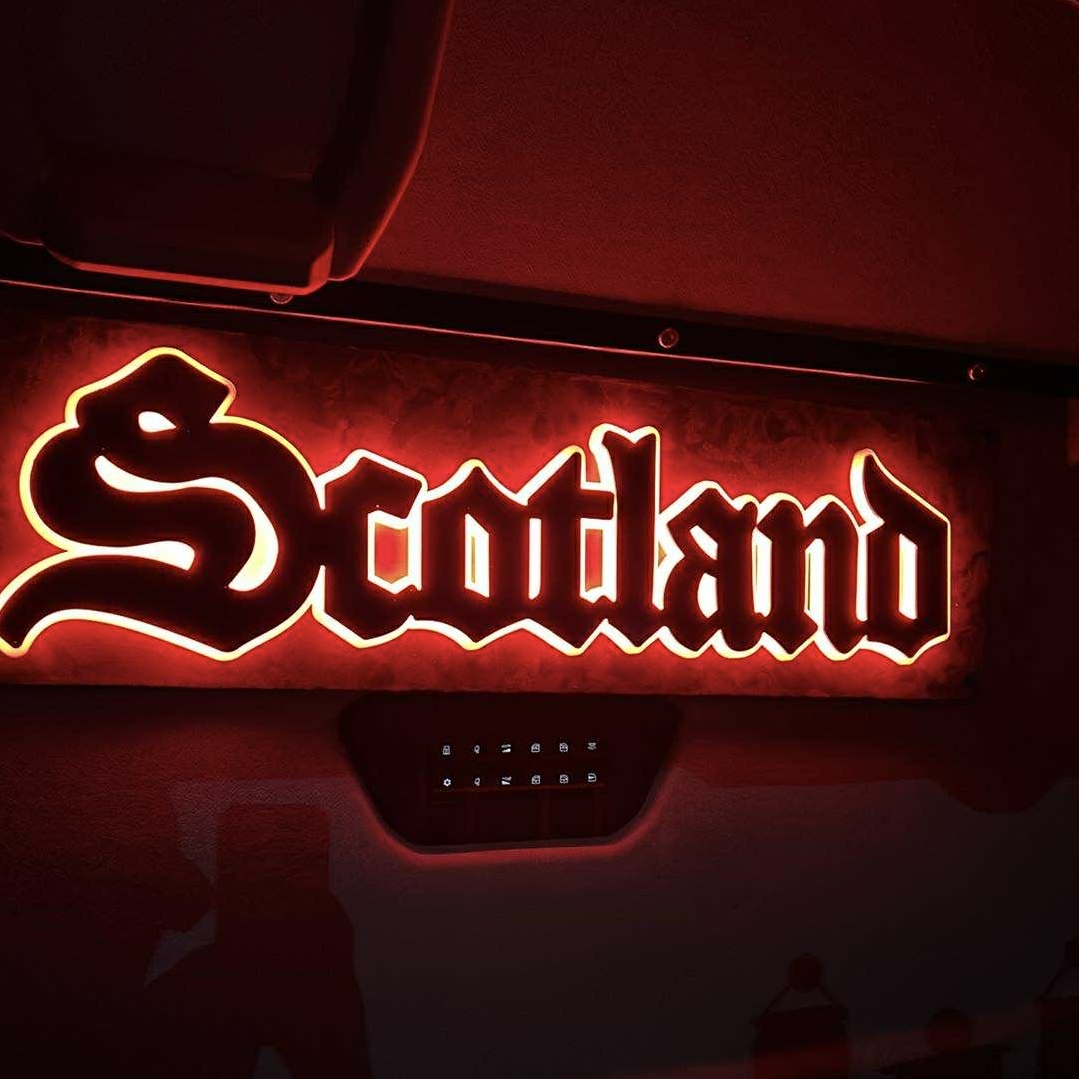 SCOTLAND TRUCK LED LIGHTBOARD BY TLD 1 SCOTLAND Truck LED Lightboard by TLD