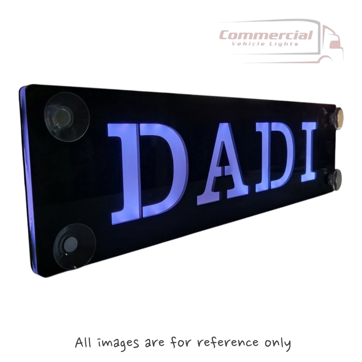 CUSTOM LED 3D NAMEPLATE / WINDOW SIGN 500X100MM (ANTI-GLARE) 9 Custom LED 3D Nameplate / Window Sign 500x100mm (Anti-glare) - Image 9