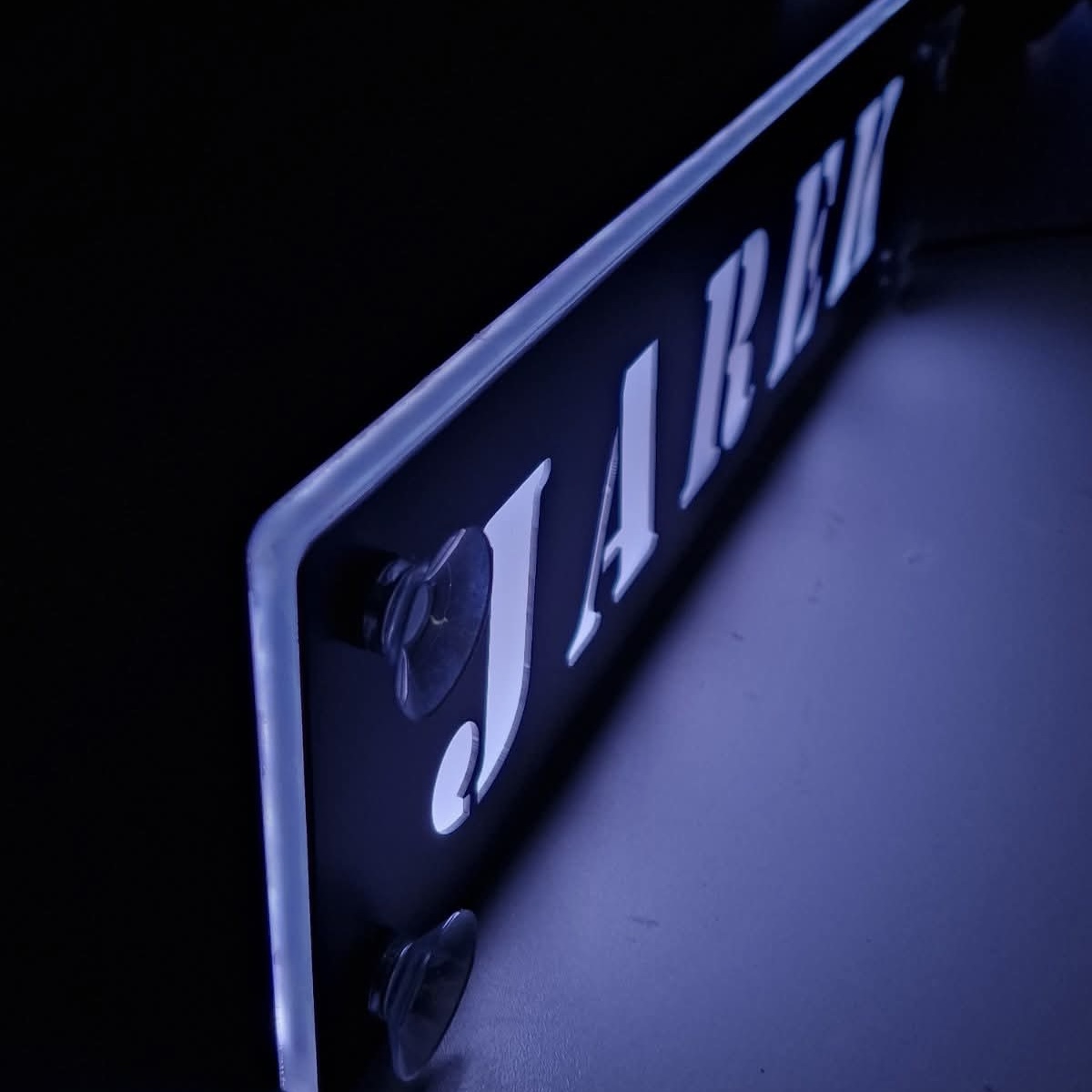 CUSTOM LED 3D NAMEPLATE / WINDOW SIGN 500X100MM (ANTI-GLARE) 3 Custom LED 3D Nameplate / Window Sign 500x100mm (Anti-glare) - Image 3