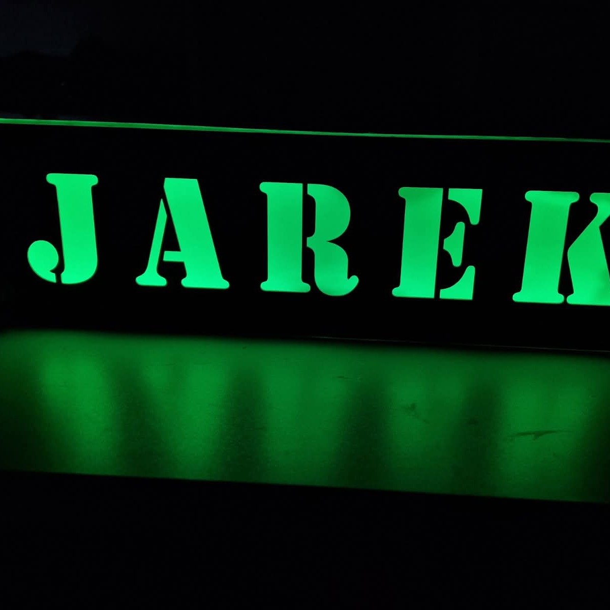 CUSTOM LED 3D NAMEPLATE / WINDOW SIGN 500X100MM (ANTI-GLARE) 4 Custom LED 3D Nameplate / Window Sign 500x100mm (Anti-glare) - Image 4