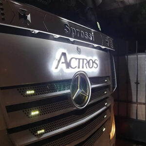 Mercedes Actros Grille Badge Led Back-Lit