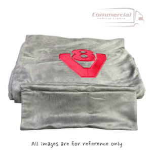 Scania V8 Alcantara Fleece Lined Bed Throw With Matching Pillow Case
