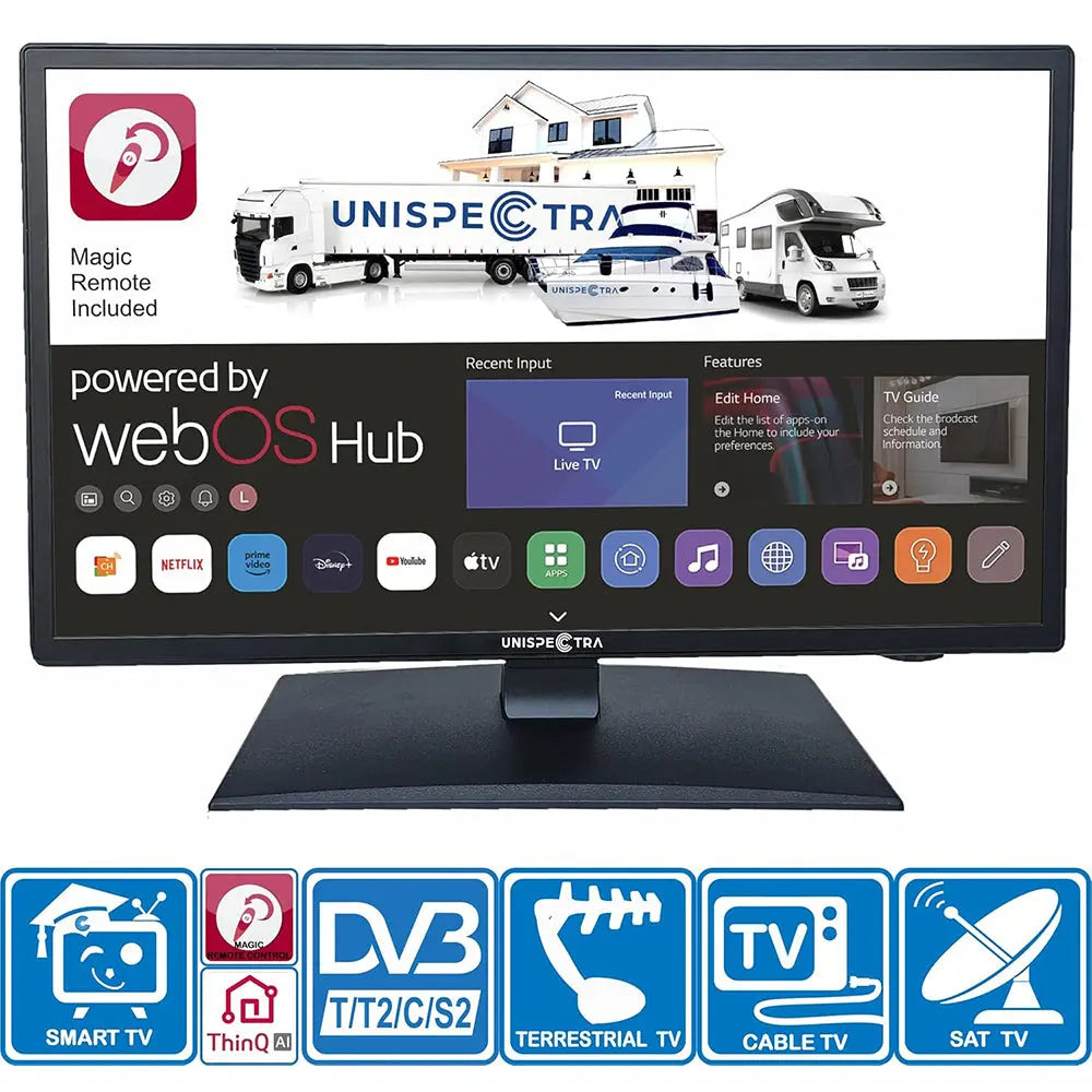 19" UNISPECTRA® SMART TV (WEBOS) 12/24 VOLT 4 4fd963cdbb98ea9aaecf486ab3bda599