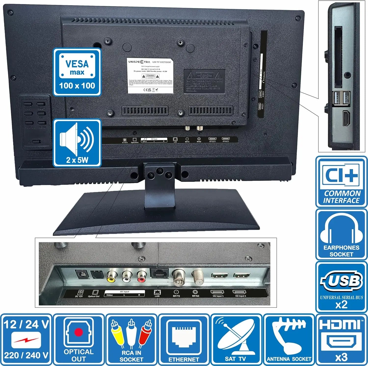 19" UNISPECTRA® SMART TV (WEBOS) 12/24 VOLT 2 9c9cfe61c4b7d94c9c686e2b9dd5630a