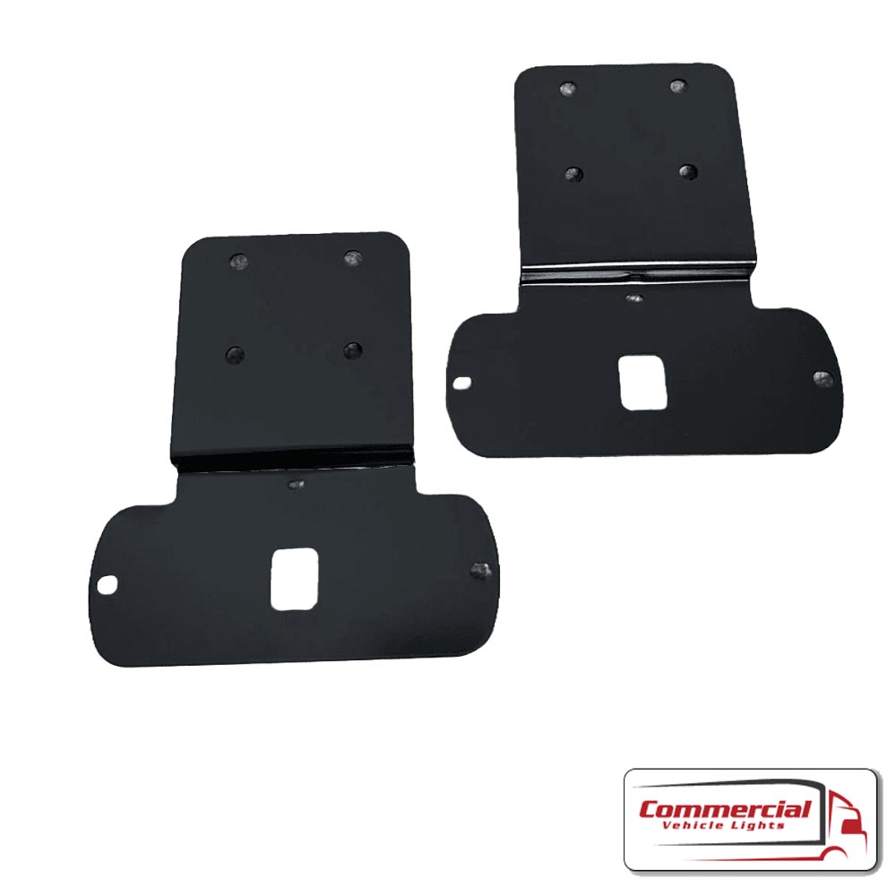 FH V5 HALO STROBE LIGHT GRILL MOUNTING BRACKETS (PAIR) + 2 X WHITE HALO STROBES 3 414f9bd09cbd38b6f7b3a1315f94d21a