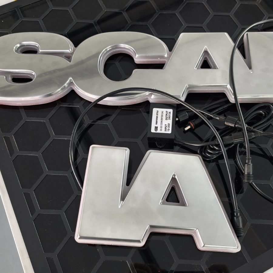 LED Front Grille Badge Backlight Base To Suit Scania 2 Backlight Base To Suit Scania
