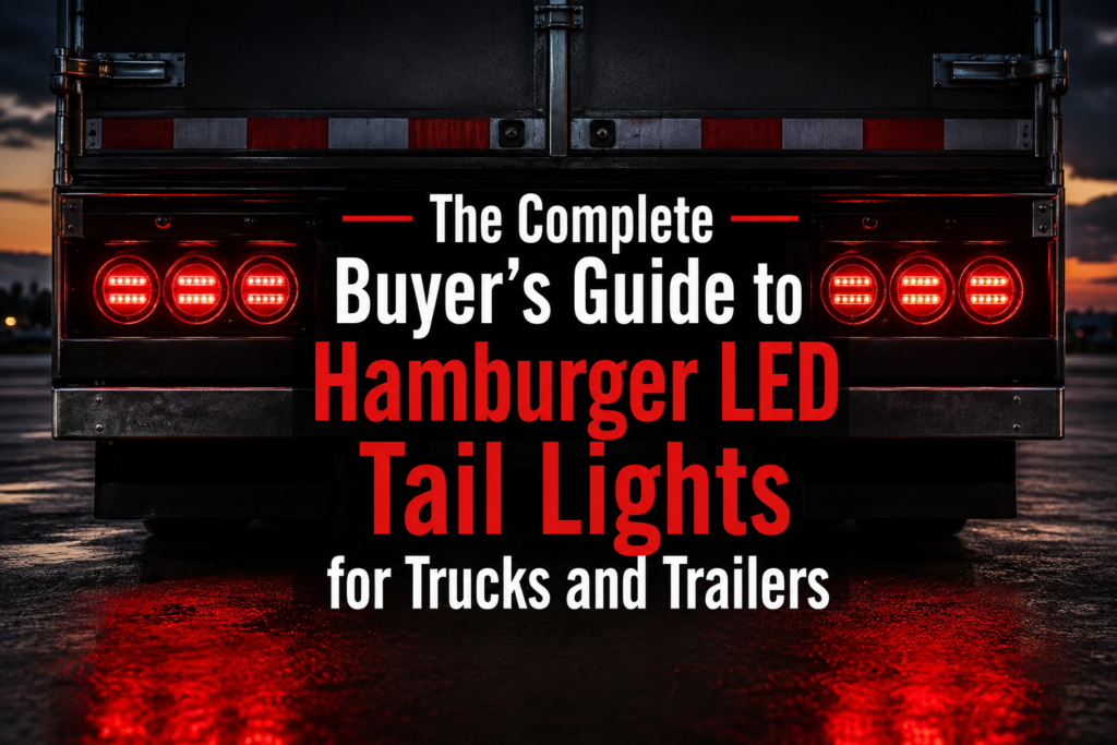 Hamburger led tail lights