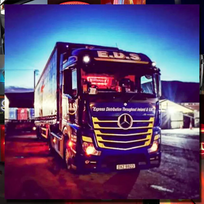 Truck led mirror / light board / wall mirror 70x18cm 2 341efa2a0684e740d0848c833759a4dd