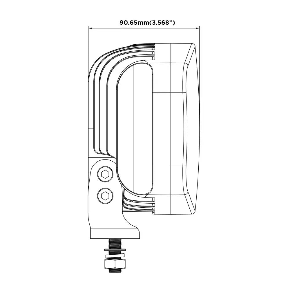 Dynamic polaris led spot lamp with amber and white position light 6 Ec58dd495309fe04d79f64e0c61346be