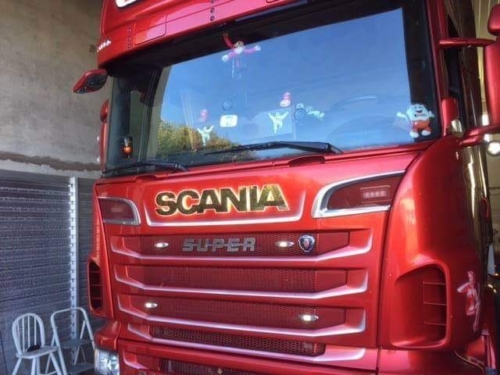 Scania LED Front sign and light box